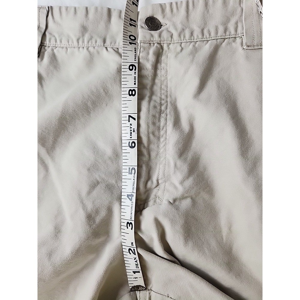 Lot 2 Columbia Men's 40W/8L Cargo‎ Shorts Khaki & Stone Outdoor Hiking Classic - Picture 14 of 15